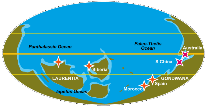 Early Trilobite localities